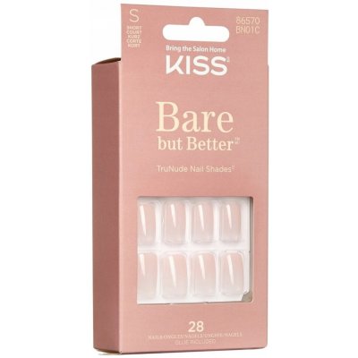 Kiss gelové nehty Bare But Better Nails Nudies 28 ks – Zboží Dáma