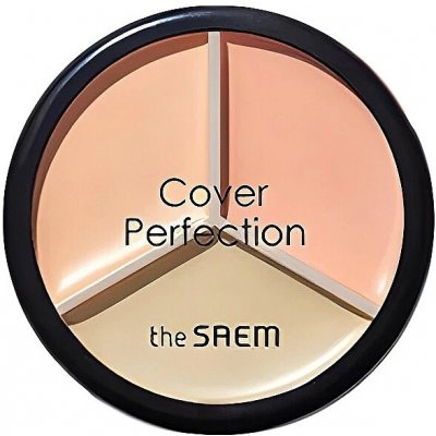 The Saem Trojitý korektor na obličej Cover Perfection Triple Pot Concealer No,3 Correct Up Beige 4,5 g – Zboží Dáma