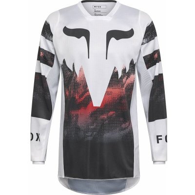 Fox 180 Kairos 2025 White Fluo Red – Hledejceny.cz