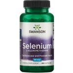 Swanson Selenium L-Selenomethionine 100 ug 200 kapslí – Hledejceny.cz