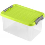Heidrun Box úložný s víkem 8L plast 33 x 22,5 x 16 cm – Zboží Mobilmania