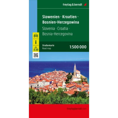 Slovinsko-Chorvatsko-Bosna-Hercegovina 1:500 000 / automapa – Hledejceny.cz