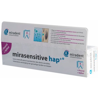 Miradent zubní pasta pro přecitlivělé zuby Mirasensitive hap+ 50 ml