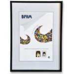 BFHM - plastový rám - A4, 21 × 29,7 cm, černá – Zboží Živě