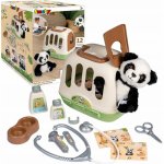 Smoby Veterinární kufřík s přenosným boxem 2v1 Veterinary Case s plyšovou pandou a lékařskými pomůckami 12 doplňků – Zbozi.Blesk.cz