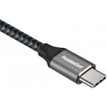 Premiumcord ku31cr2 USB-C USB 3.2 GEN 2, 3A, 60W, 20Gbit/s, bavlněný oplet, 2m – Zboží Živě