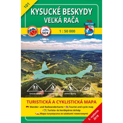 VKÚ Harmanec Kysucké Beskydy - Veľká Rača - mapa č. 101