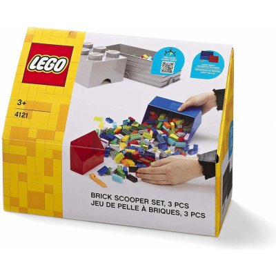 LEGO® naběrač na kostičky červená/modrá set 2ks – Zbozi.Blesk.cz