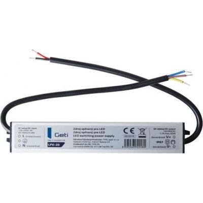 Zdroj spínaný pro LED 12V/ 20W GETI LPV-20 – Hledejceny.cz