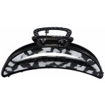 Skřipec na vlasy s černo-bílou ozdobou Barva: černá – Hledejceny.cz