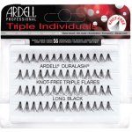 Ardell Triple INDIVIDUALS LONG Umělé řasy v trsech bez uzlíků dlouhé černé – Zboží Mobilmania