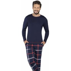 Italian Fashion Horton pánské pyžamo dlouhé tm.modré