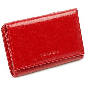 Ricardo 026 Dámská kožená peněženka červená