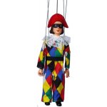 Mašek umělecká výroba Loutka sádrová Harlekýn 20 cm – Zboží Dáma