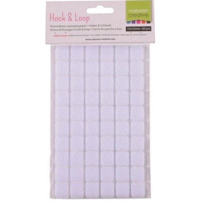 Vaessen Creative Suchý zip čtvereček 1,5 × 1,5 cm (60 ks) – Zboží Dáma