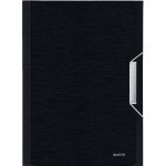 LEITZ Style PP aktovka s přihrádkami A4 saténově černá 6 částí – Zboží Živě