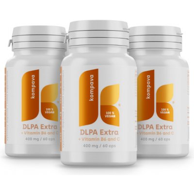Kompava 3-balení DLPA extra 400 mg 60 kapslí – Hledejceny.cz