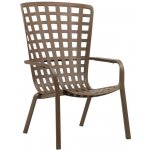 NARDI Folio Hnědé plastové zahradní křeslo – Sleviste.cz