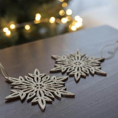 Vločka k zavěšení 2ks D3341-29 – Hledejceny.cz