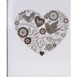 Fandy Fotoalbum samolepící BSS-20W Lace 1 stříbrné – Zboží Živě