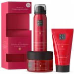 Rituals The Ritual Of Ayurveda sprchová pěna The Ritual Of Ayurveda 200 ml + tělový krém The Ritual Of Ayurveda 100 ml + tělový peeling The Ritual Of Ayurveda 125 g + vonná svíčka dárková sada – Sleviste.cz