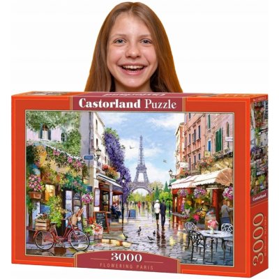 Castorland Kvetoucí Paříž 300525 3000 dílků
