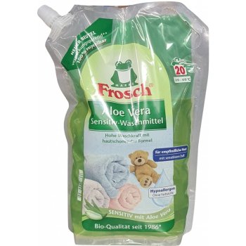 Frosch prací gel Sensitive s Aloe Vera na bílé i barevné prádlo 1,8 l