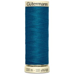 Nit PES Gütermann - univerzální síla 100 (100m) - různé barvy barva 454 - hnědá