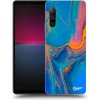 Pouzdro a kryt na mobilní telefon Sony Pouzdro Picasee silikonové Sony Xperia 10 IV 5G - Rainbow čiré