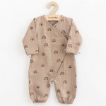 Kojenecký mušelínový overal New Baby Rainbow – Zboží Mobilmania