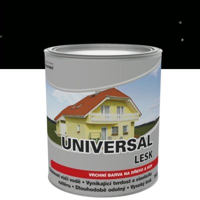 Dulux Universal lesk 2,5 l černá – Zboží Mobilmania