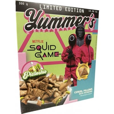 Yummer's Squid Game cereální polštářky s pistáciovou náplní 300 g – Zboží Dáma