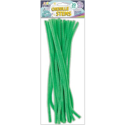 Deco Chlupaté modelovací drátky (20ks) - zelené – Hledejceny.cz