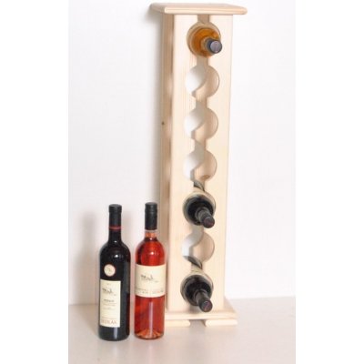 dřevěný stojan na víno pro 7 lahví SV7 – Zboží Mobilmania