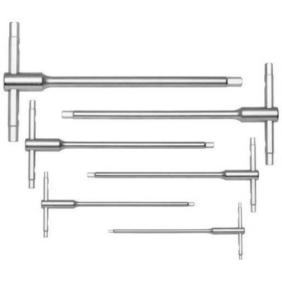 PB Swiss Tools Sada šestihranných 2,5 - 6 mm s T-rukojetí posuvnou 5 ks PB 1204.SET 6 – Zboží Dáma