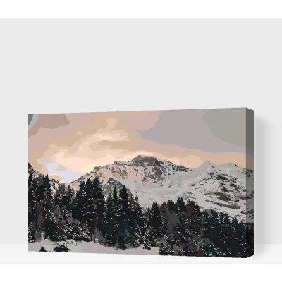 Vymalujsisam Malování podle čísel Švýcarské Alpy Jungfrau – Hledejceny.cz