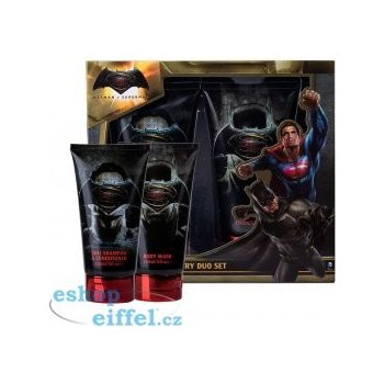 DC Comics Batman v Superman sprchový gel 150 ml + šampon & kondicionér 2v1 150 ml dárková sada