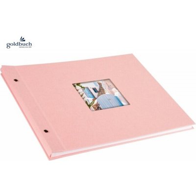Šroubkové album klasik 39x31cm 28822 Goldbuch BELLA VISTA rose 28822 – Zboží Živě