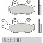 Zadní brzdové destičky Brembo Benelli 125 MACIS 2010 - 2015 směs XS | Zboží Auto