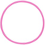 Fitforce HULA HOOP STRIPES 50 cm růžová – Zbozi.Blesk.cz