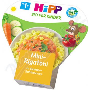 HiPP TĚSTOVINY BIO Mini-Rigatoni se zeleninou 250 g