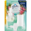 Glade Electric Scented Oil Exotic Tropical Blossoms vůně s tóny monoi květů a kokosového mléka elektrický osvěžovač vzduchu strojek s tekutou náplní 20 ml