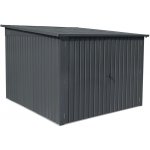 Floraworld Garáž na 3 jízdní kola Vario antracitová 217 x 236 x 145 165 cm – Sleviste.cz