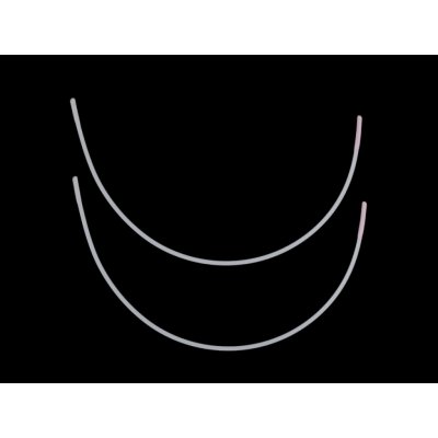 Kostice kovové ploché - bílá (50 párů) – Hledejceny.cz