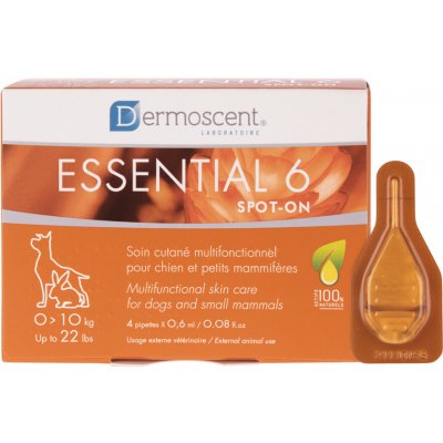 Dermoscent Essential 6 Spot-on 10-20 kg 4 x 1,2 ml – Hledejceny.cz