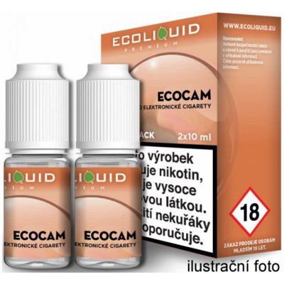 Ecoliquid Premium 2Pack ECOCAM 2 x 10 ml 3 mg – Zboží Mobilmania
