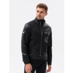 Ombre Clothing pánská kožená bunda Ponferrada C604 černá – Zboží Mobilmania
