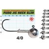 Rybářské háčky FUDO JIG PROFI Slim s nálitkem vel.3 25g 3ks