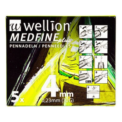 Wellion MEDFINE jehly inz.pera 0.23x4 mm 32 g 5 ks – Sleviste.cz