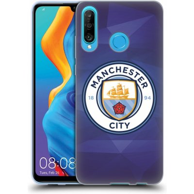 Pouzdro Head Case Huawei P30 Lite Manchester City FC - Modré nové logo